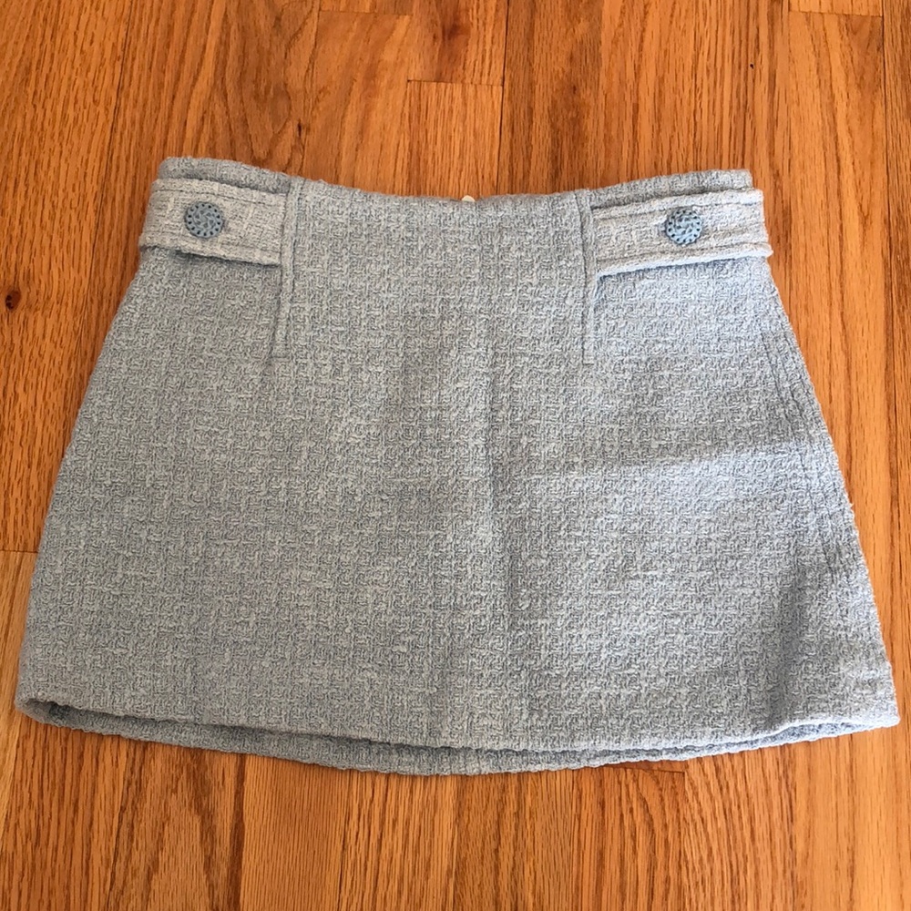 Zara Light Gray Mini Skirt